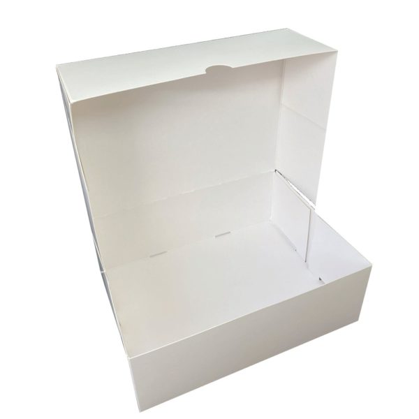Caja para pastas blanca rectangular orleans 2