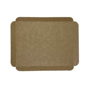 Cubeta cartón base kraft rectangular para pastelería Lyon